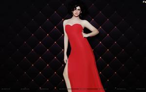 International actress and singer Shyraa Roy strikes a bold pose in a red one-piece